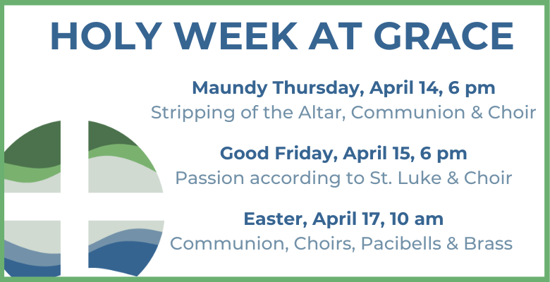 Join us during Holy Week