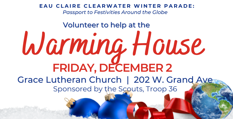 Volunteer to help at the Warming House