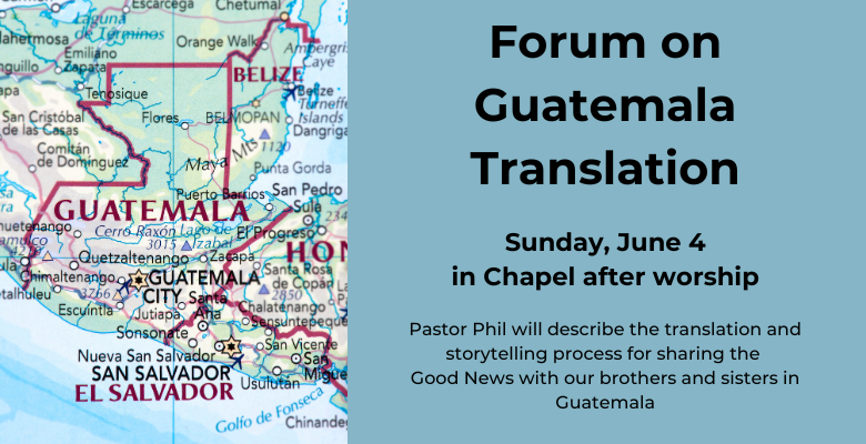 Forum on Guatemala Translation
