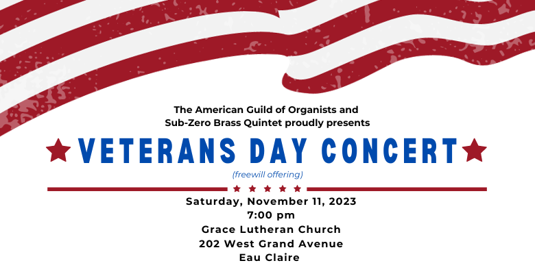 Organ and Brass Concert celebrates Veterans Day