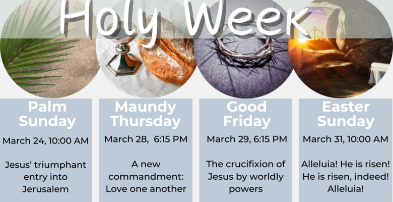 Join us for Holy Week