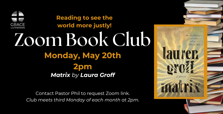 Grace Book Club selection for May