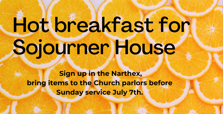 Sojourner House Hot Breakfast