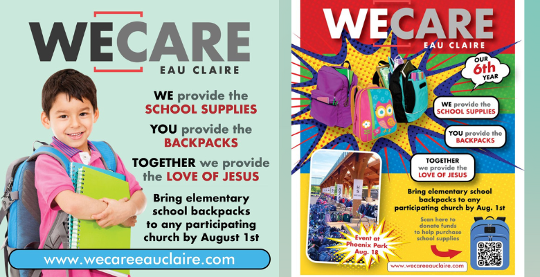 WeCare Backpack Program For ECASD Kids Collection