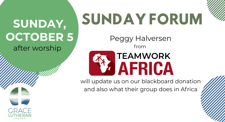 Our Blackboards are in Africa!