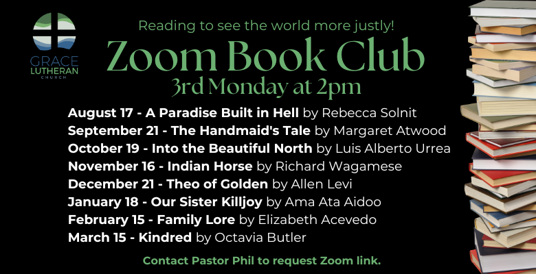 Book Club beginning Fall ’26